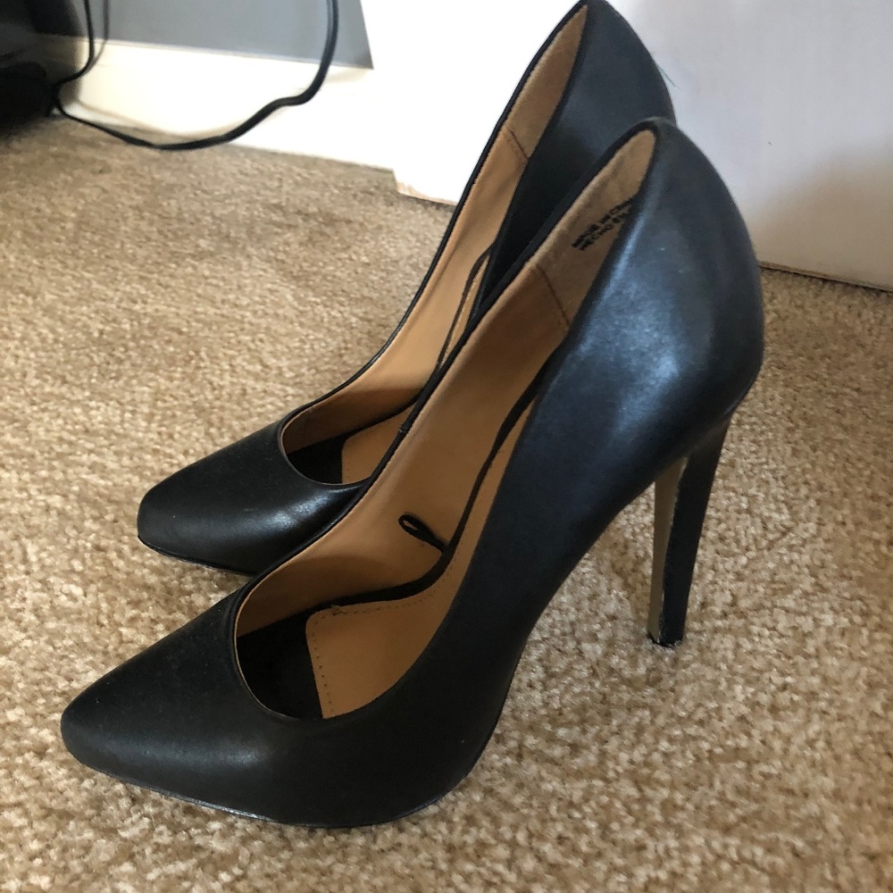 Black high heels